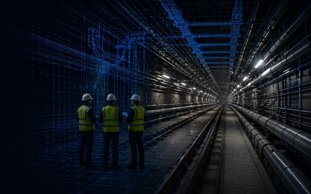 BIM-координація інженерних систем залізничних тунелів Гілон в Ізраїлі