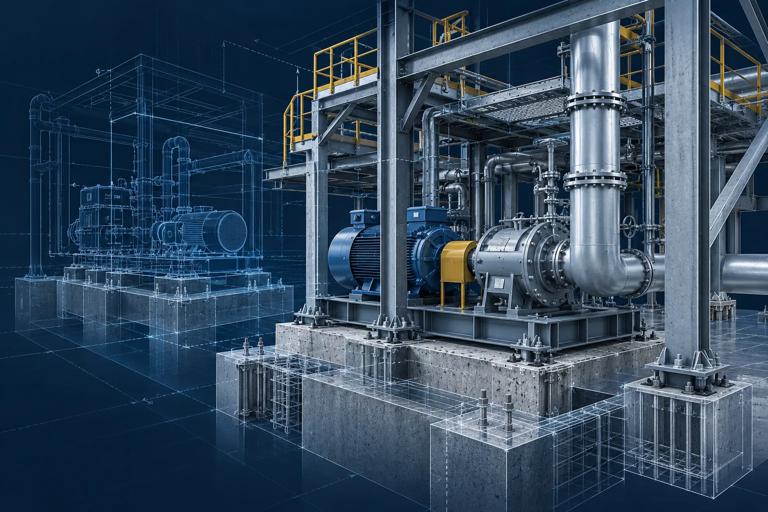 BIM-координація фундаментів, анкерних вузлів, металевих конструкцій і технологічного обладнання промислового об’єкта